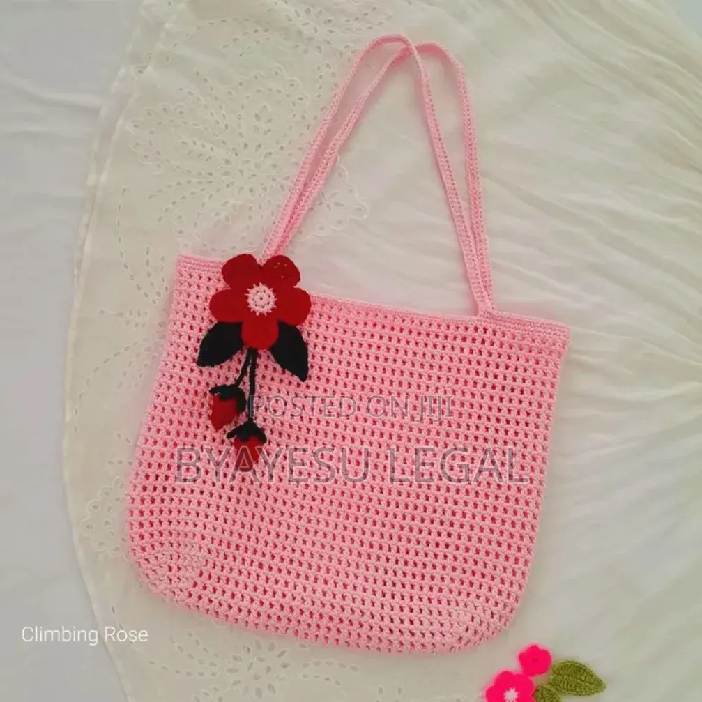 Unique Lady's Handbag Made From Craft and Crotchet