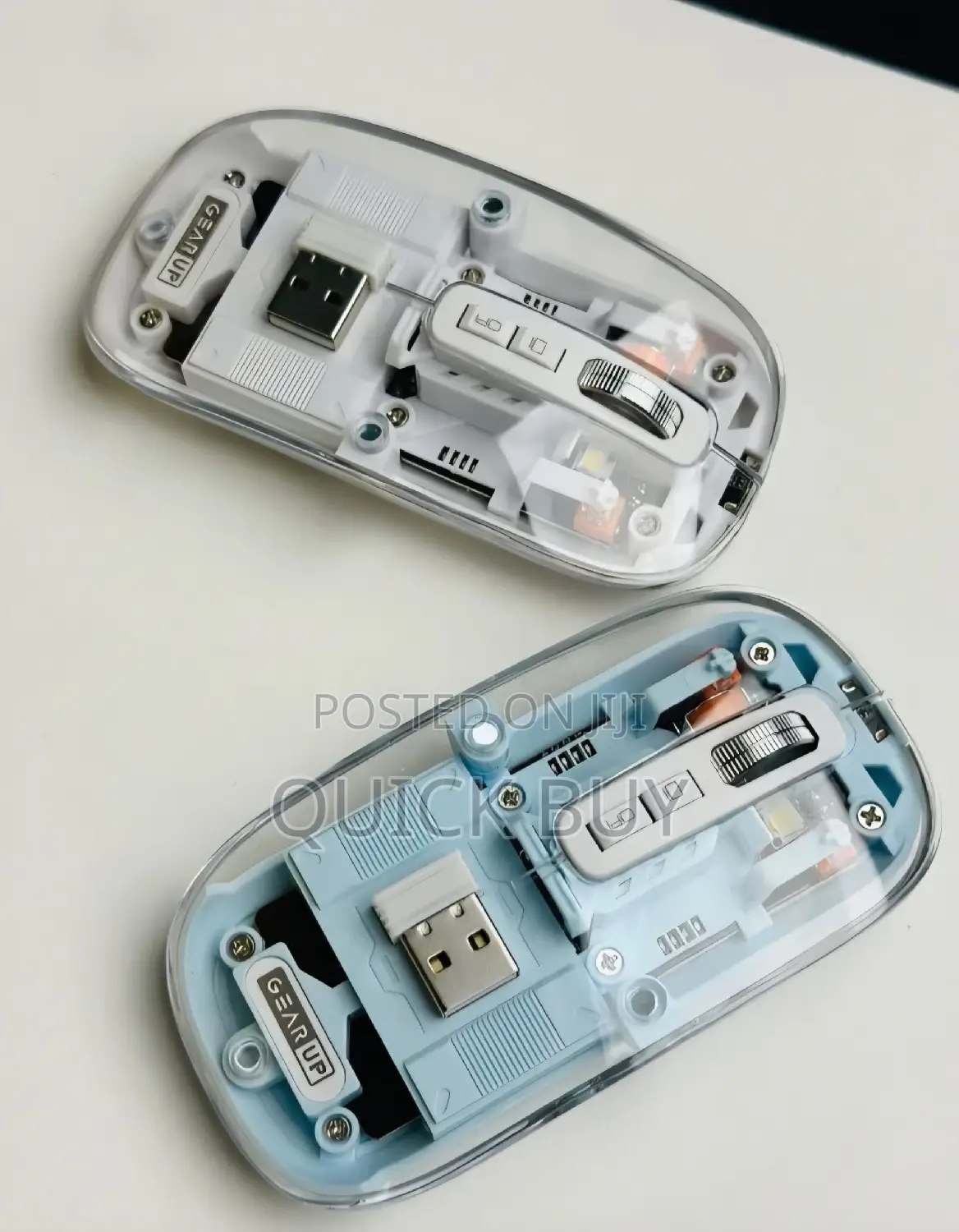 Transparent Wireless Rechargeable Magnetic Mouse