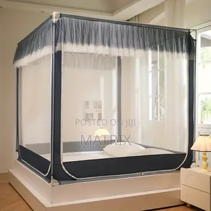 Square Canopy Bed Moquito Net-Portable Travel Mosquito Net