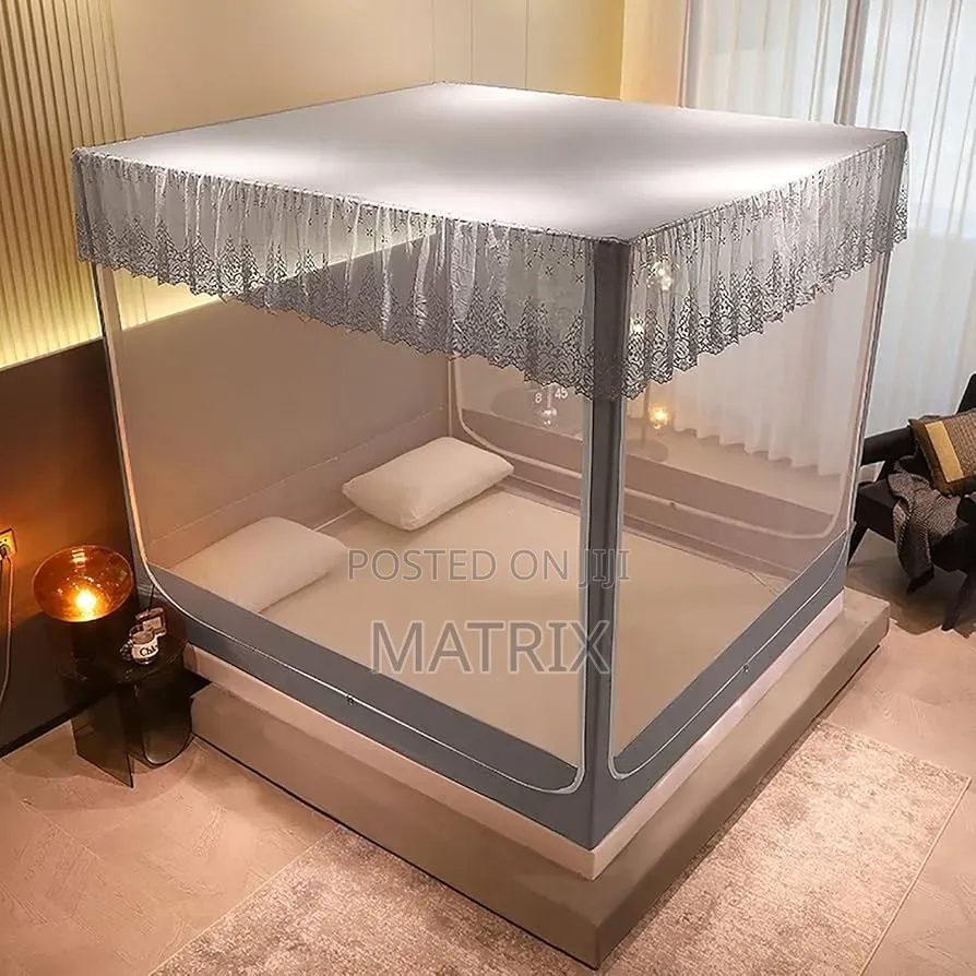 Square Canopy Bed Moquito Net-Portable Travel Mosquito Net