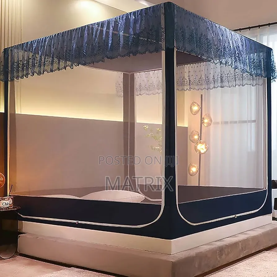 Square Canopy Bed Moquito Net-Portable Travel Mosquito Net