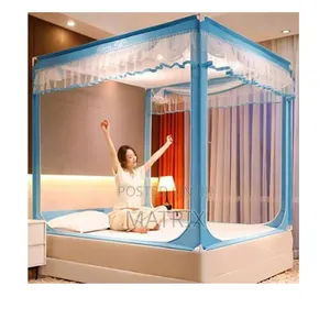 Square Canopy Bed Moquito Net-Portable Travel Mosquito Net