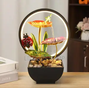 Ladybug Tabletop Fountain With Led Lighting