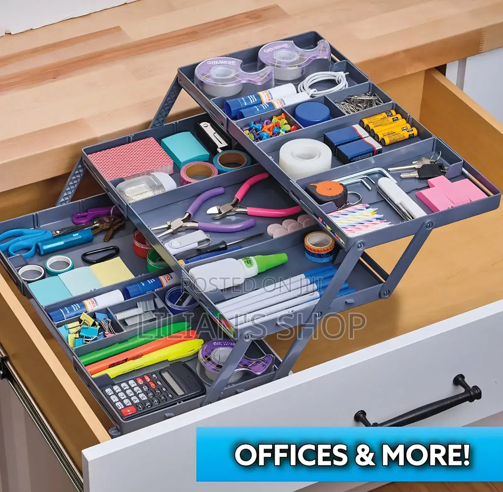 3-Tier Smart Drawer Organizer