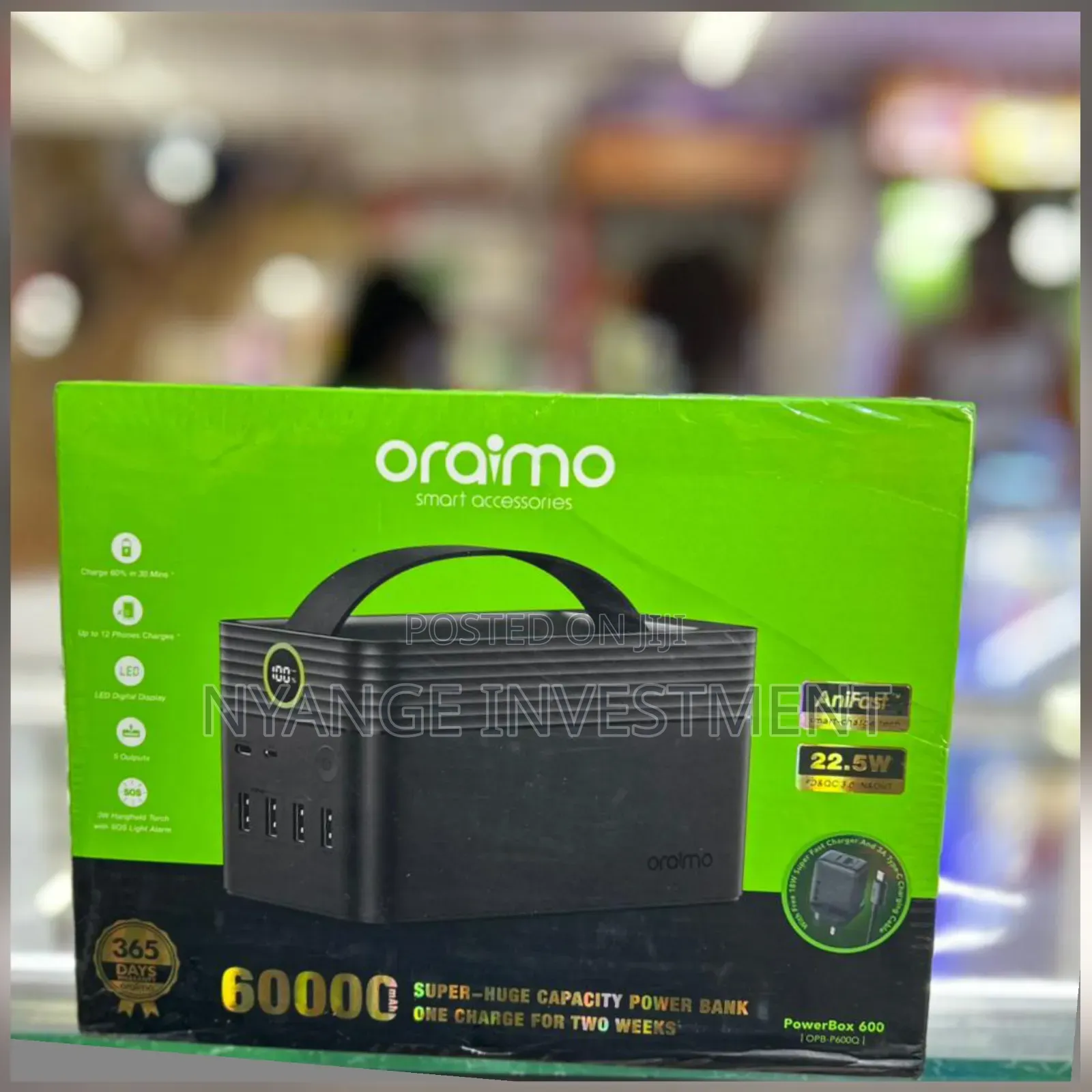 Oraimo Powerbox 60000mah Power Bank. Oraimo Power Bank