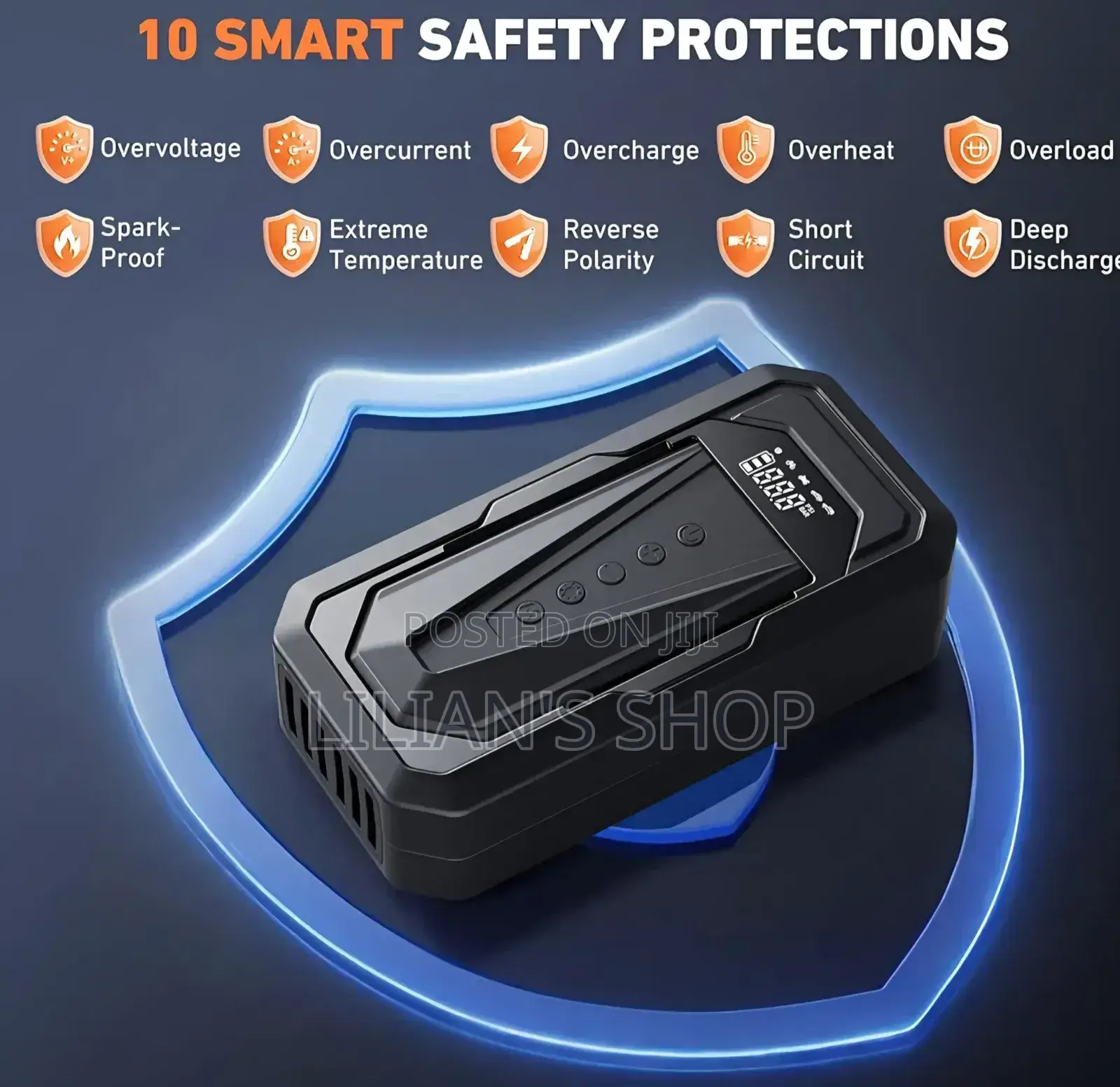 Multifunctional Rechargeable Car Tyre Inflator
