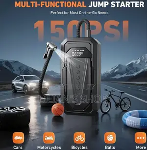 Multifunctional Rechargeable Car Tyre Inflator