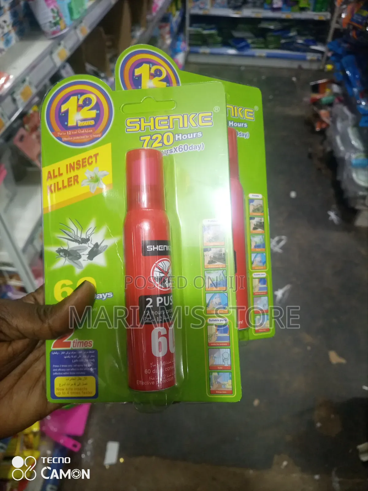 Shenke All Insect Killer 720 Hours Mosquito Repellent Spray.