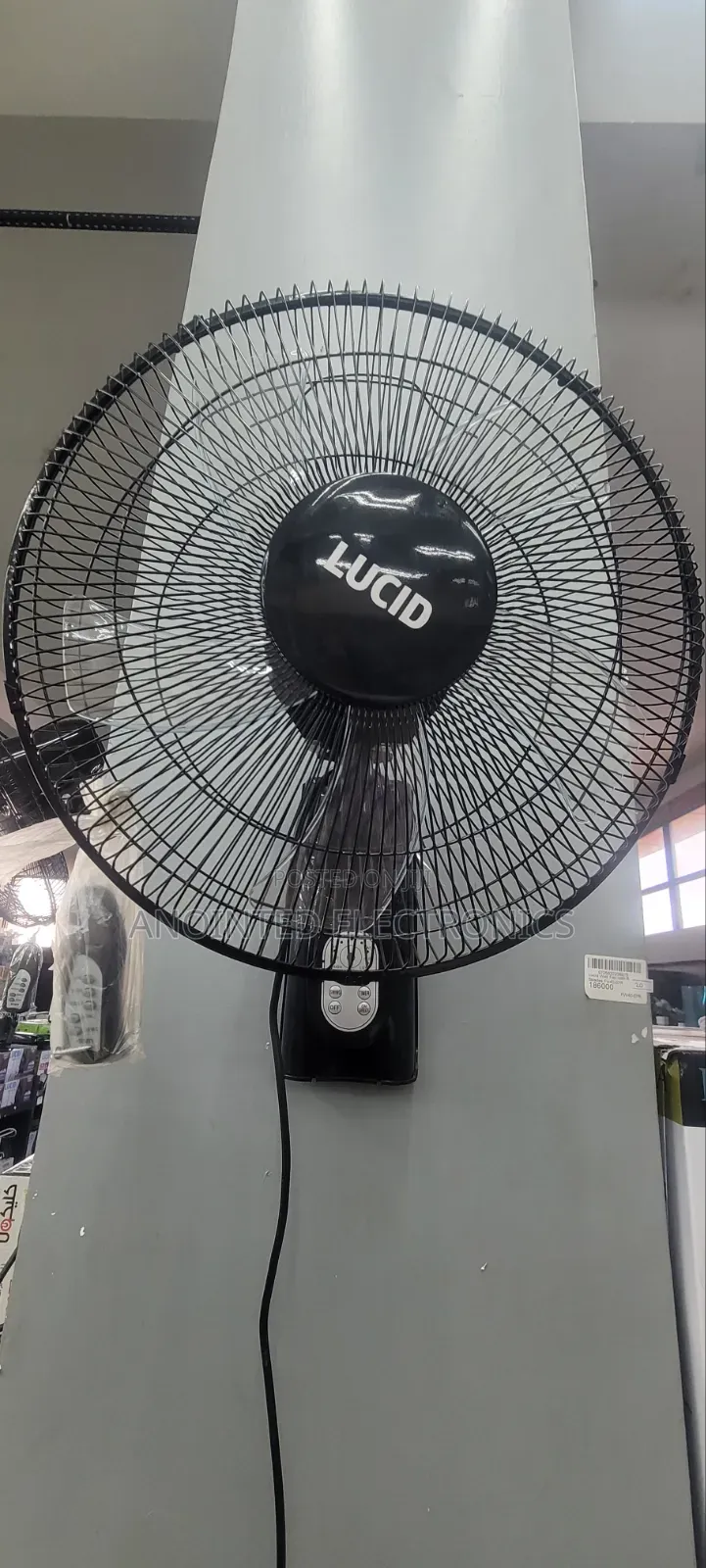 Lucid Wall Fans With a Remote 16inches