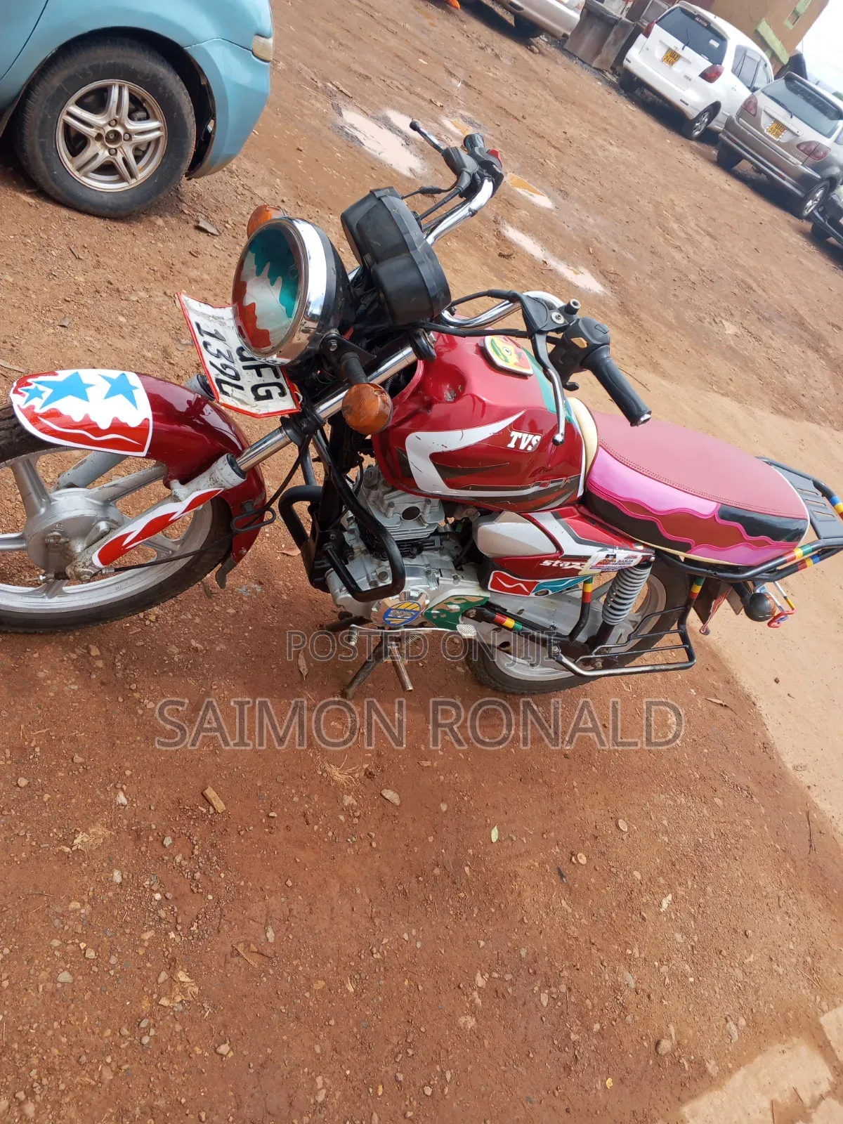 TVS HLX 125 2020 Red