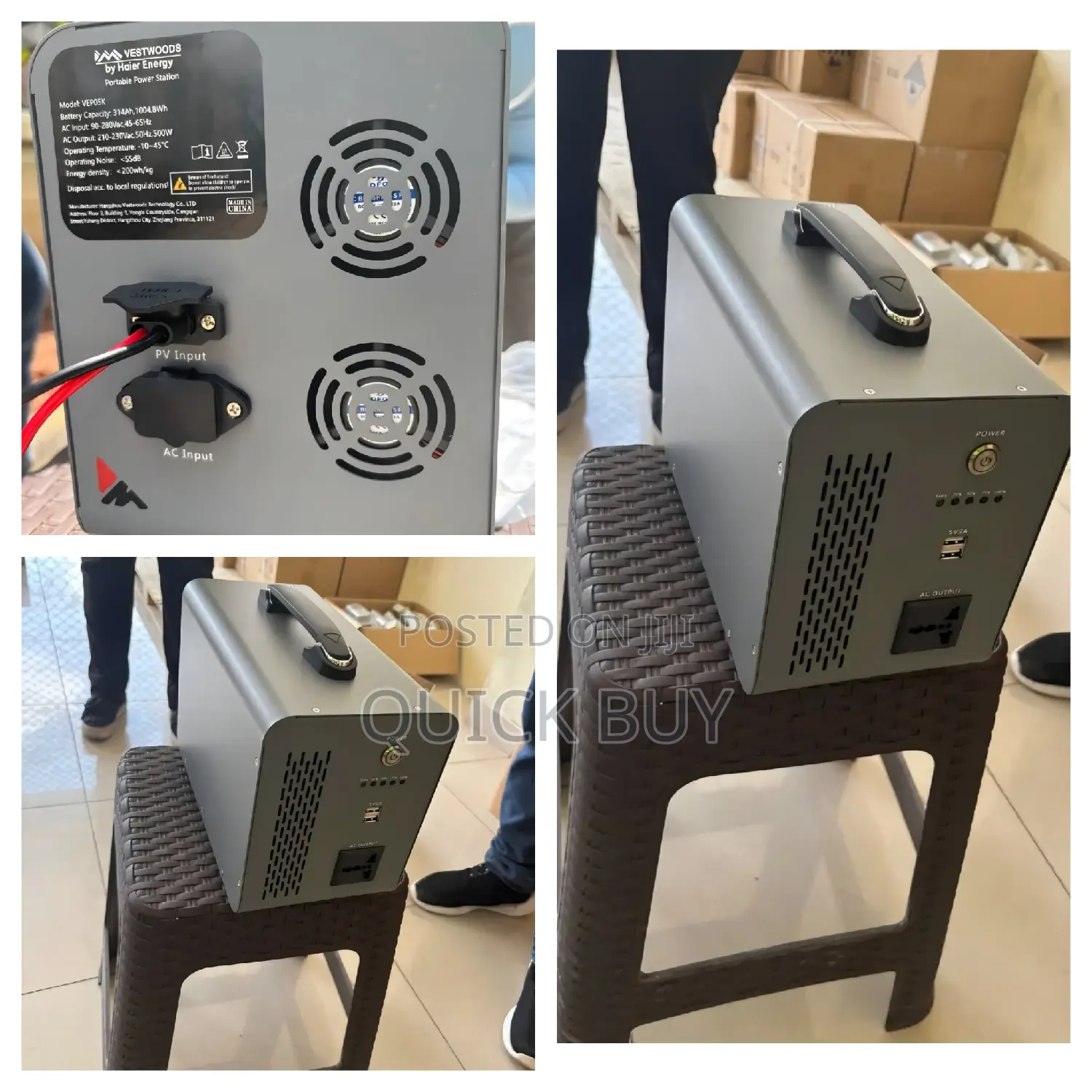 Vestwoods 1000w Portable Power Station by Haier Energy