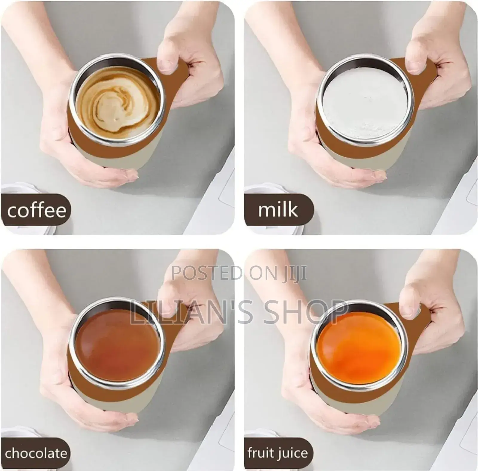 Automatic Self-Stirring Coffee Mug