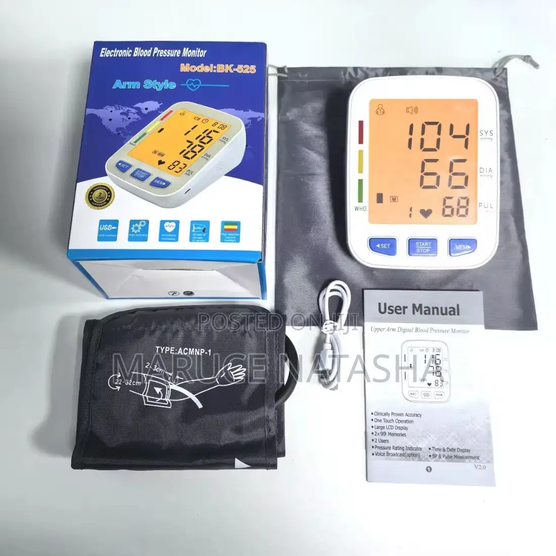 Bk Arm Style Electric Blood Pressure Monitor