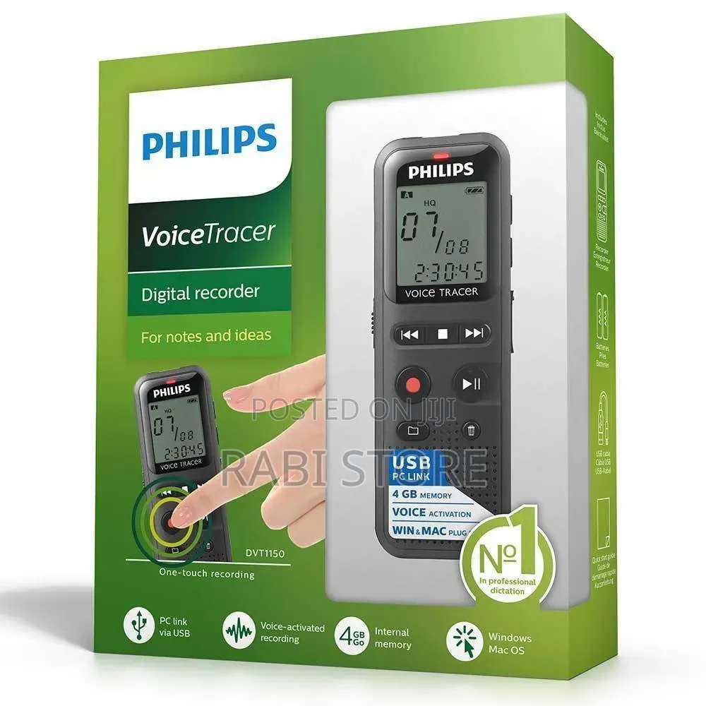 Philips Voicetracer Digital Audio Recorder