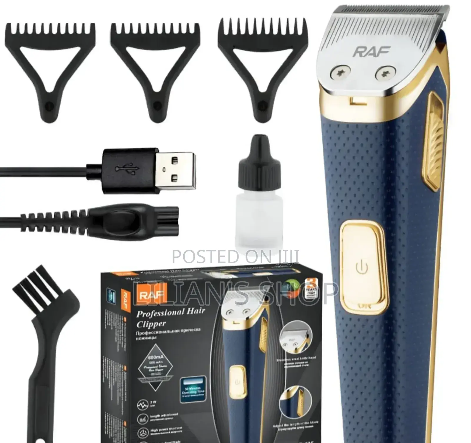 Raf R.475 Cordless Professional Hair Clipper
