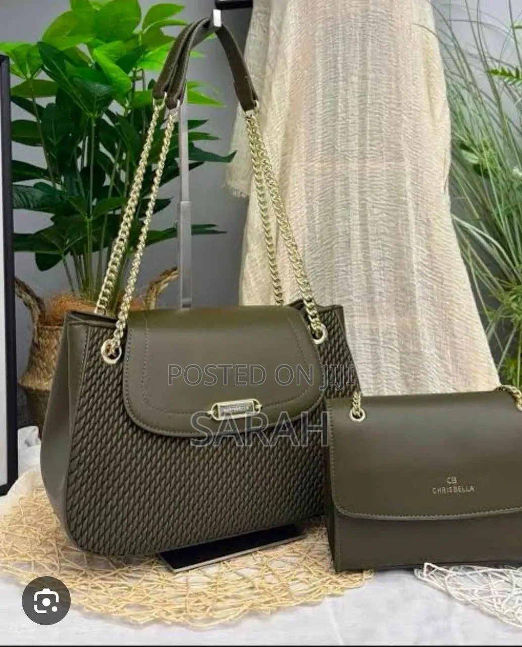 A Olive Green Chrisbella Handbag