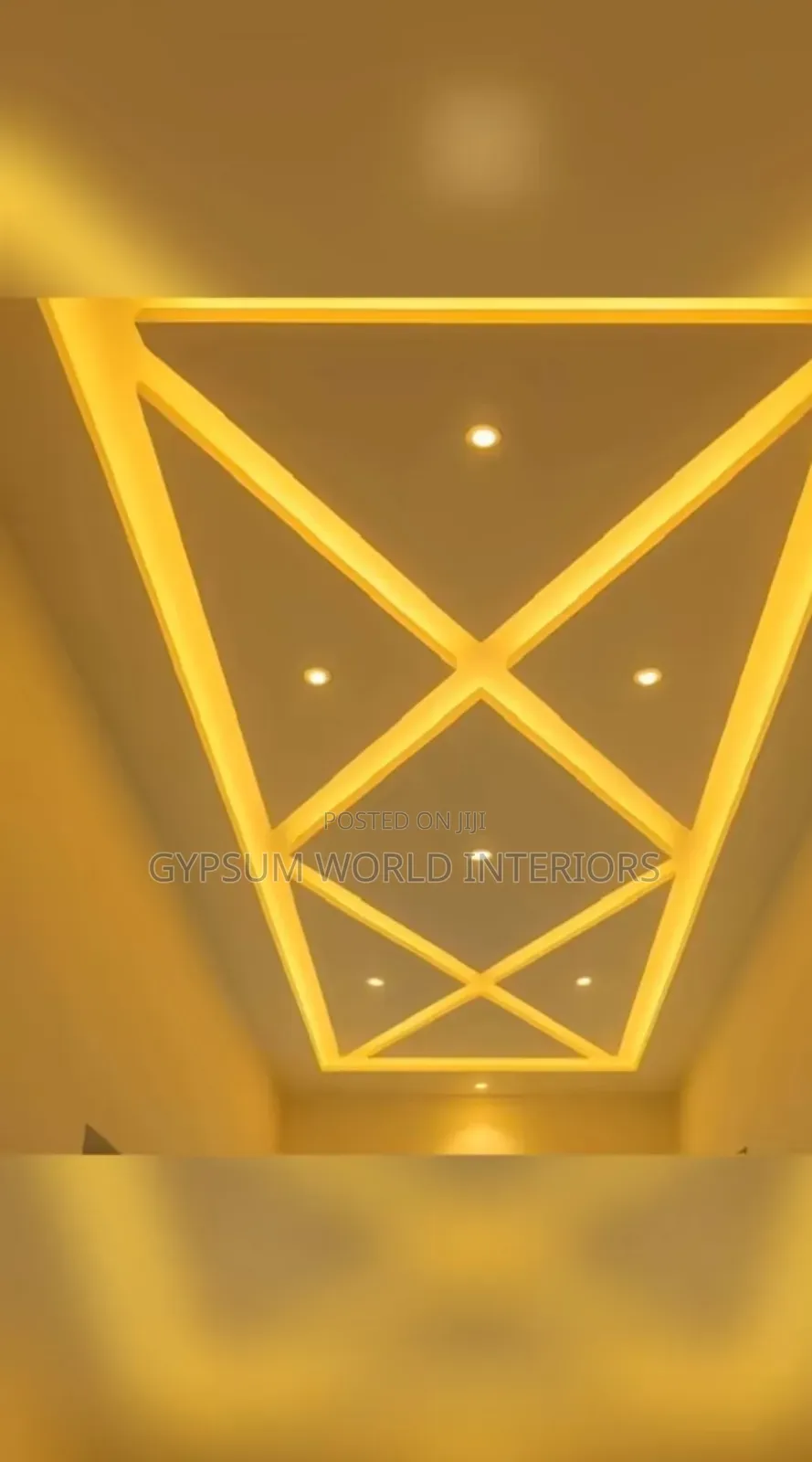 Gypsum Ceiling Design Saloon Lugogo