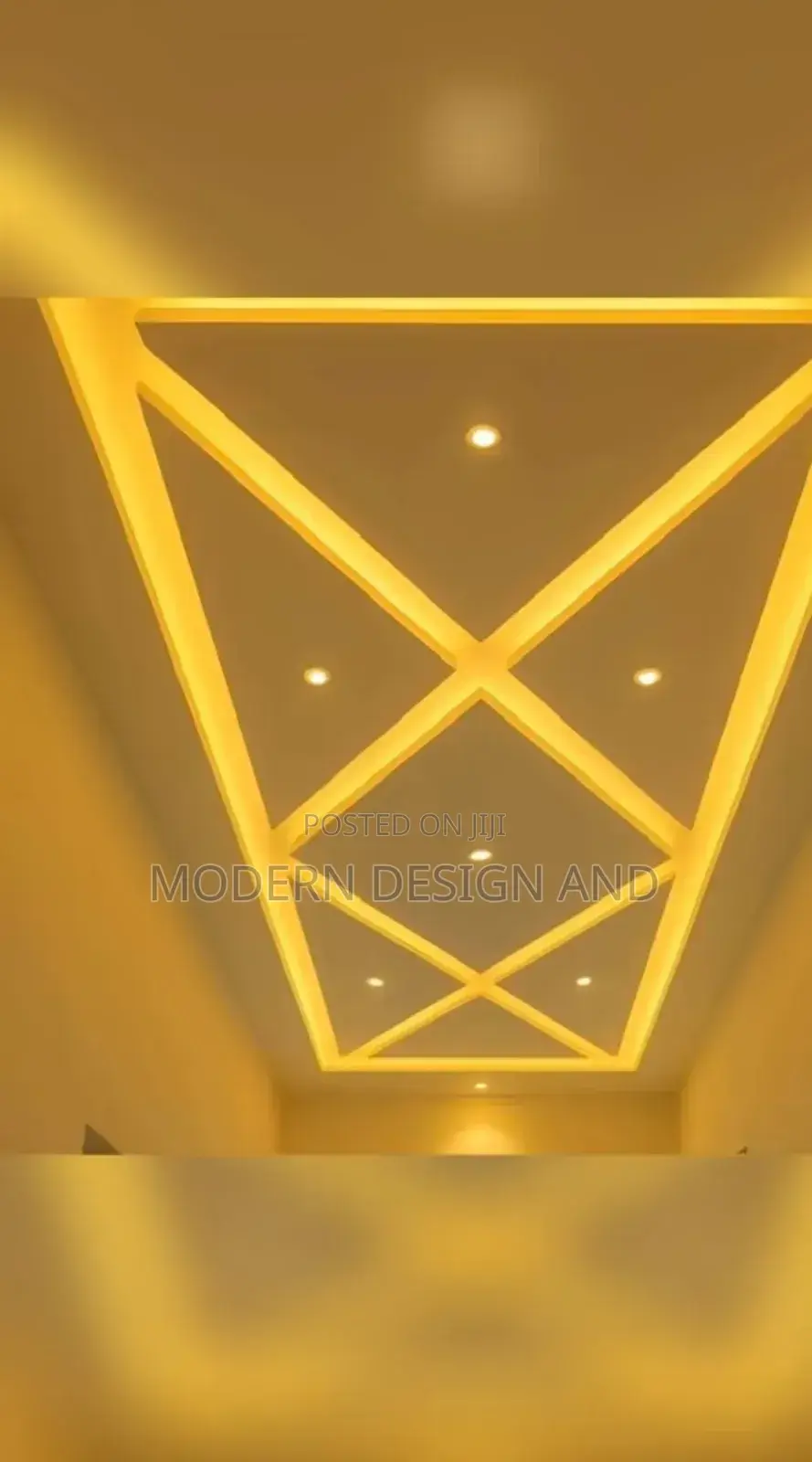 Gypsum Ceiling Design Saloon Lugogo