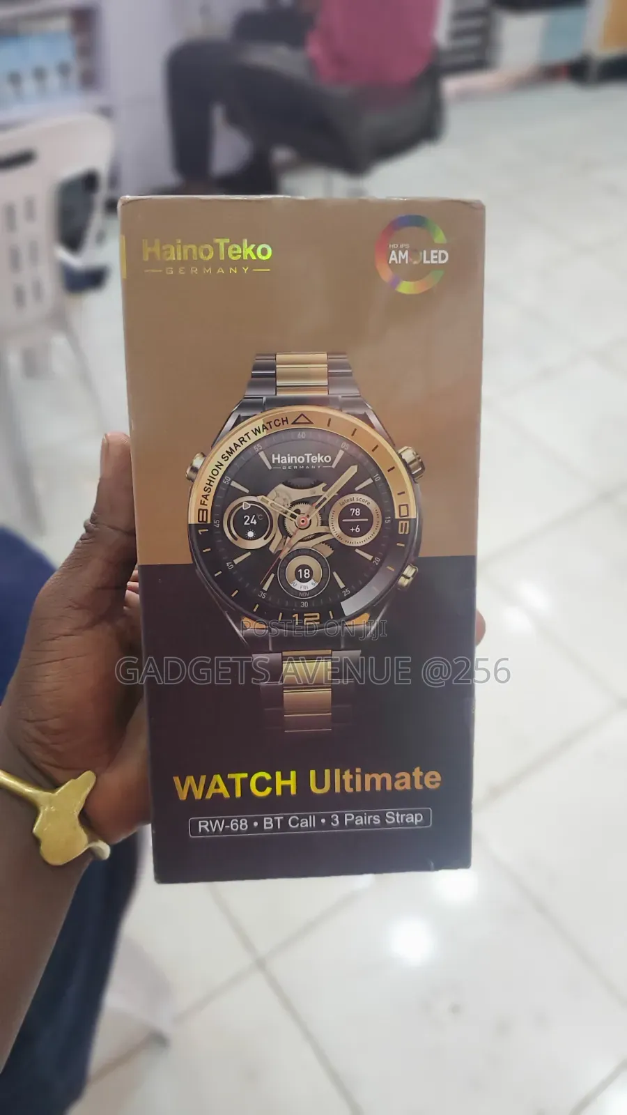 Hainoteko Rw-68 Watch Ultimate, a Smartwatch Featuring an Amoled .
