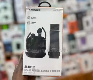 Porodo Active X Smart Fitness Band and Earbuds