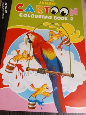 Jumbo Cartoon Colouring Book 2