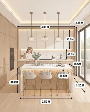 Custom Made Kitchen Cabinets From 995,000/- Per Running Meter