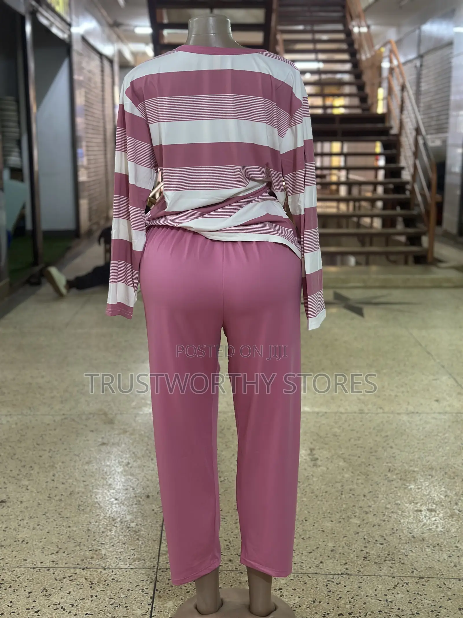 Pink Striped Pajama