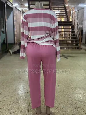 Pink Striped Pajama