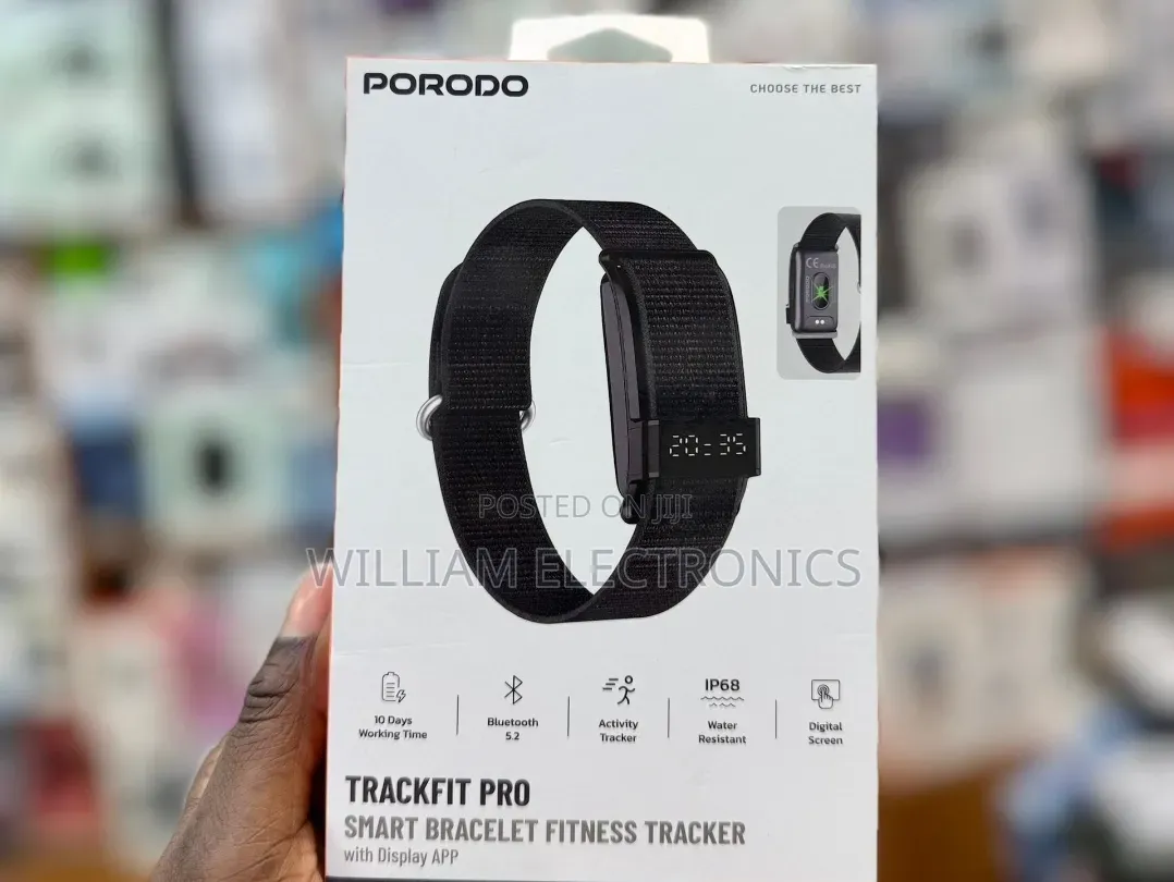 Porodo Trackfit Pro Smart Bracelet Fitness Tracker