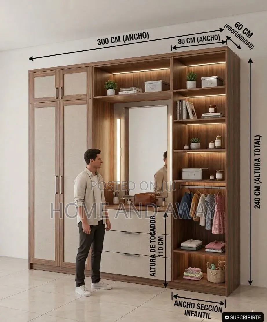 3 in One Closet Wardrobes From 2,400,000/- With Free Set Up Delivery