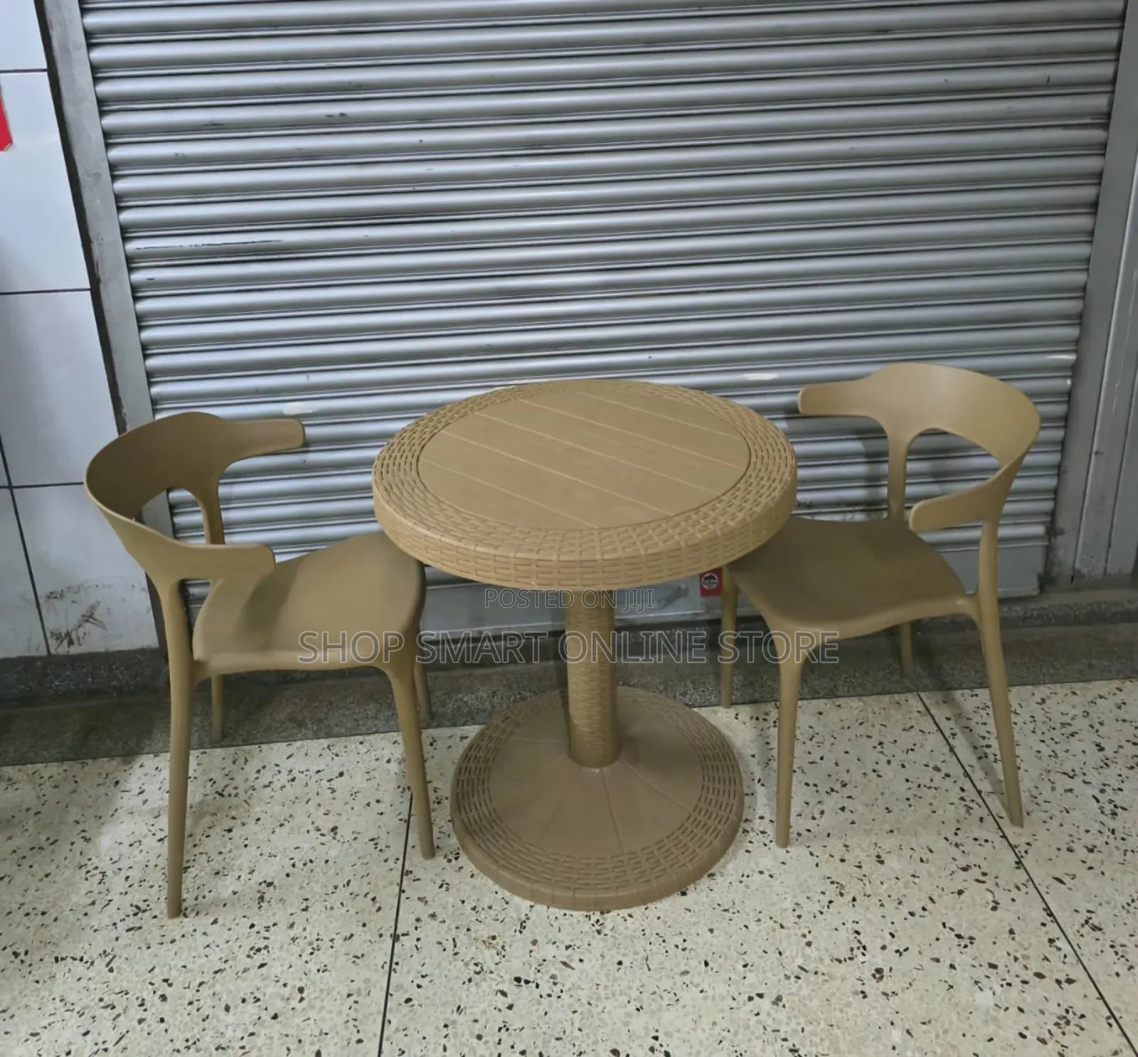 Elegance Dining Plastic Table and Chairs