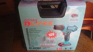 Cordless Drill 18v With 2 Batteries Charger – Powerful Heavy Duty