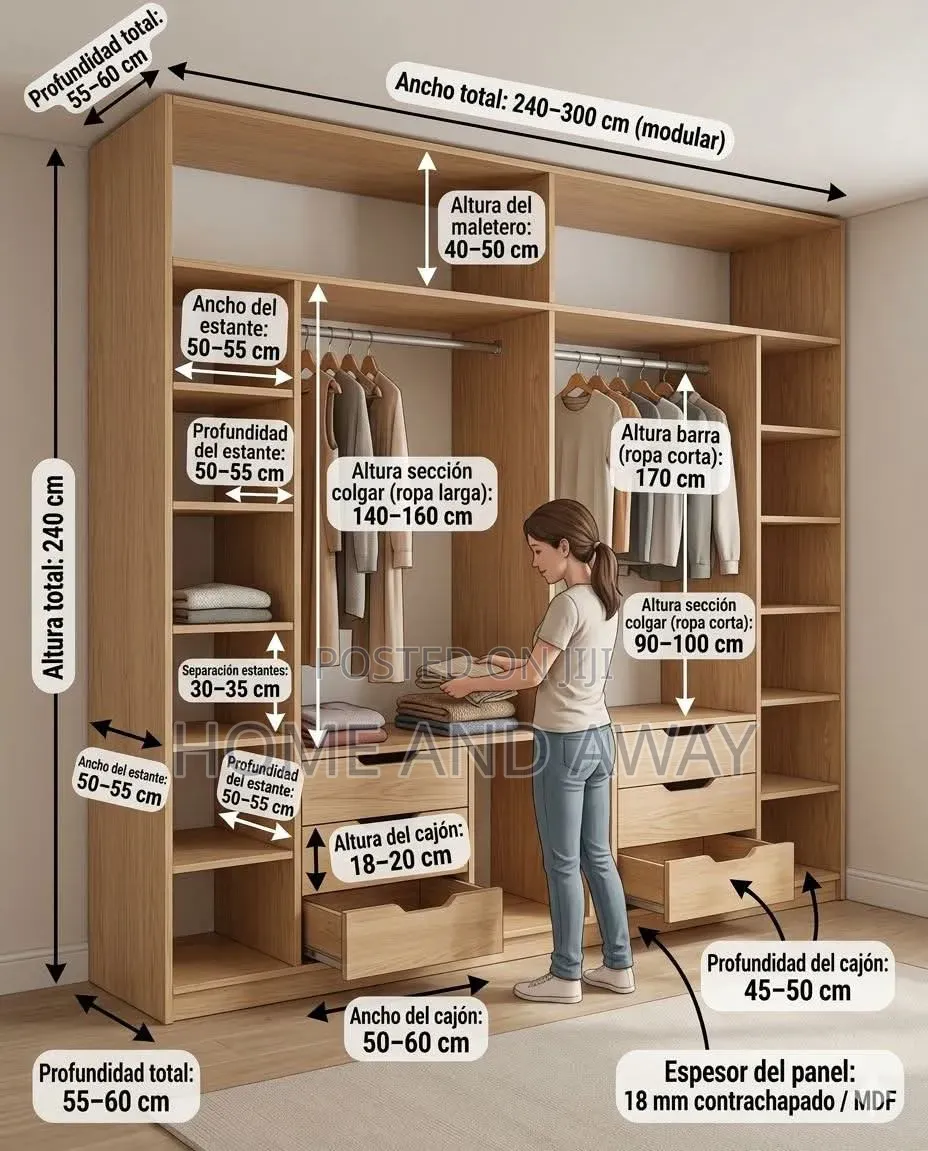 Open Closet Wardrobes From 2,100,000/- In Any Colour