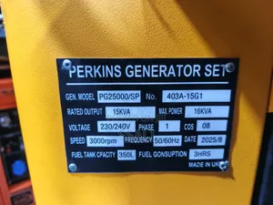 15kva Parkins Diesel Generator