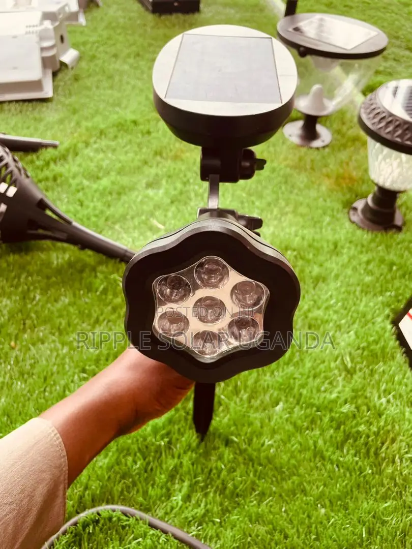 7w Solar Led Garden Spot Light Waterproof Outdoor Landscape Lamp