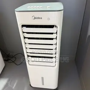 Midea Ac100-18b Portable Air Cooler in White.