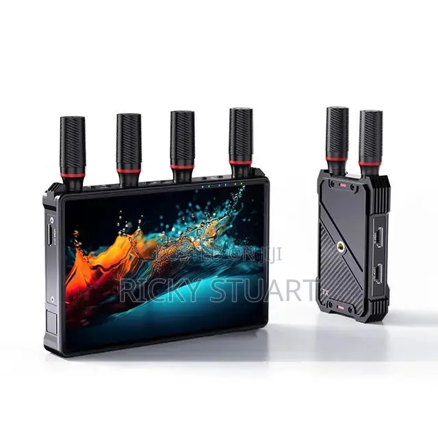 Wireless Video Transmitter and Receiver 1 to 5 Rx With 7 LCD Monitor