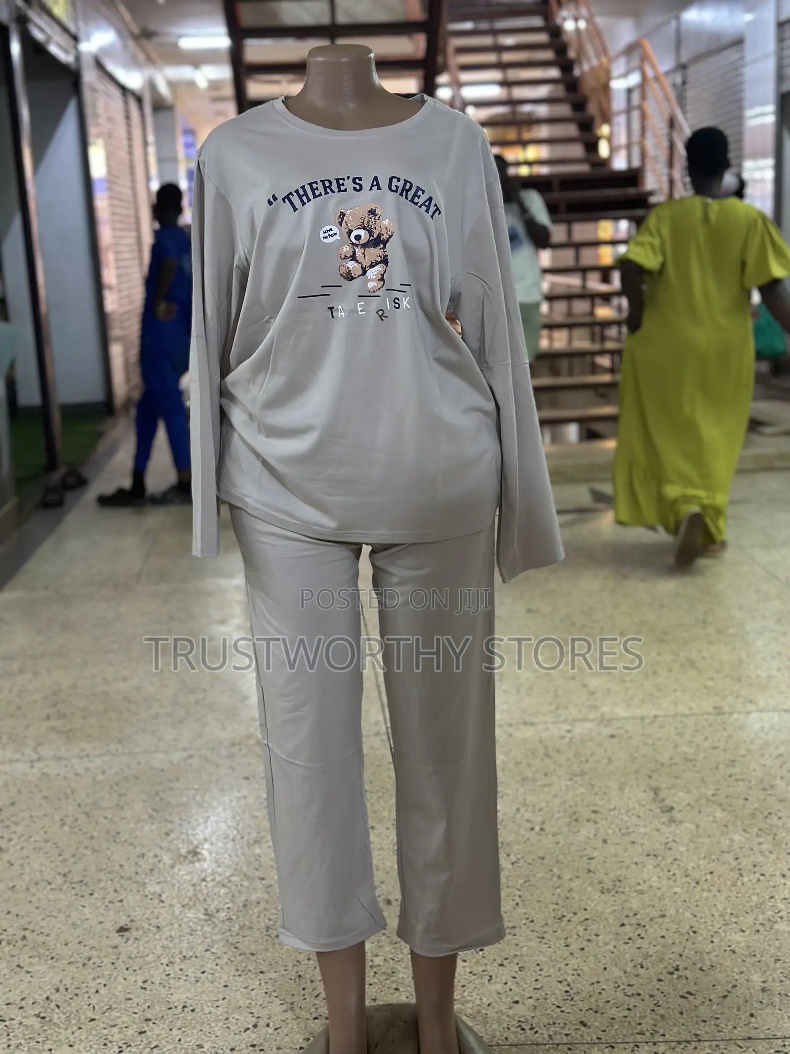 Beige Unisex Pajama