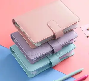 Leather A6 Budget Binder With Magnetic Closure.