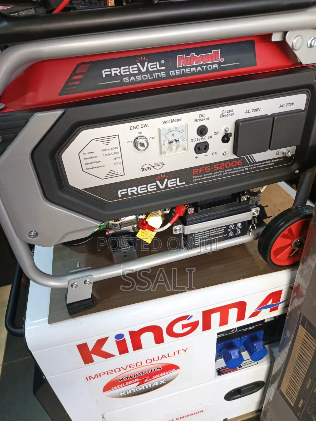 3.5kva Freezer Generator Petrol Key Starts