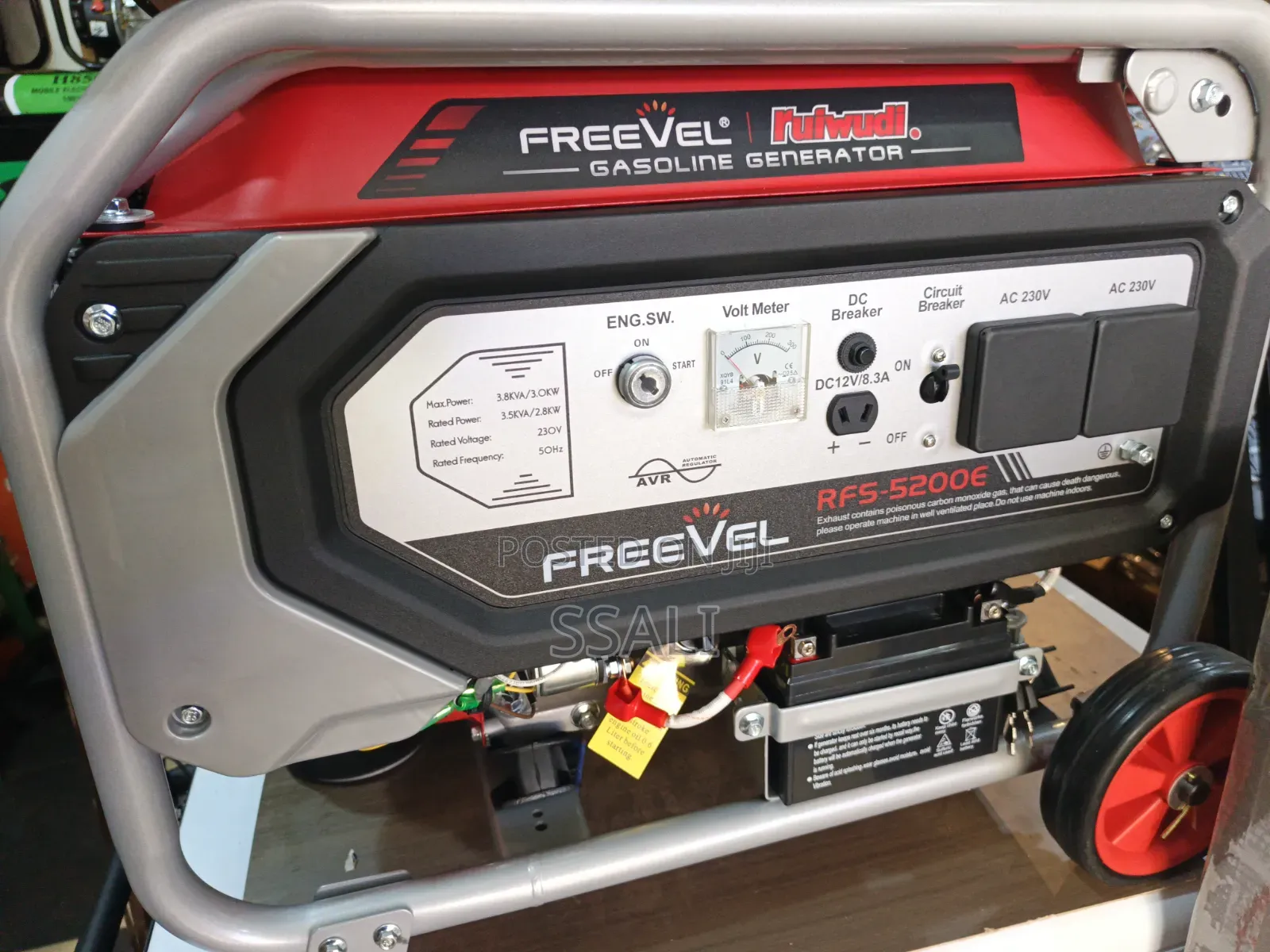 3.5kva Freezer Generator Petrol Key Starts