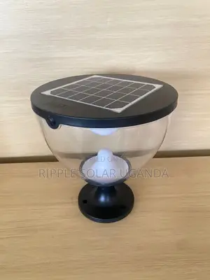 Solar Garden Pillar Light Waterproof Outdoor Fence Lamp