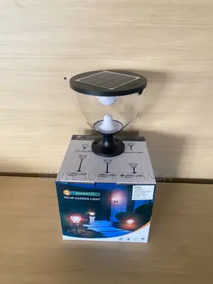 Solar Garden Pillar Light Waterproof Outdoor Fence Lamp