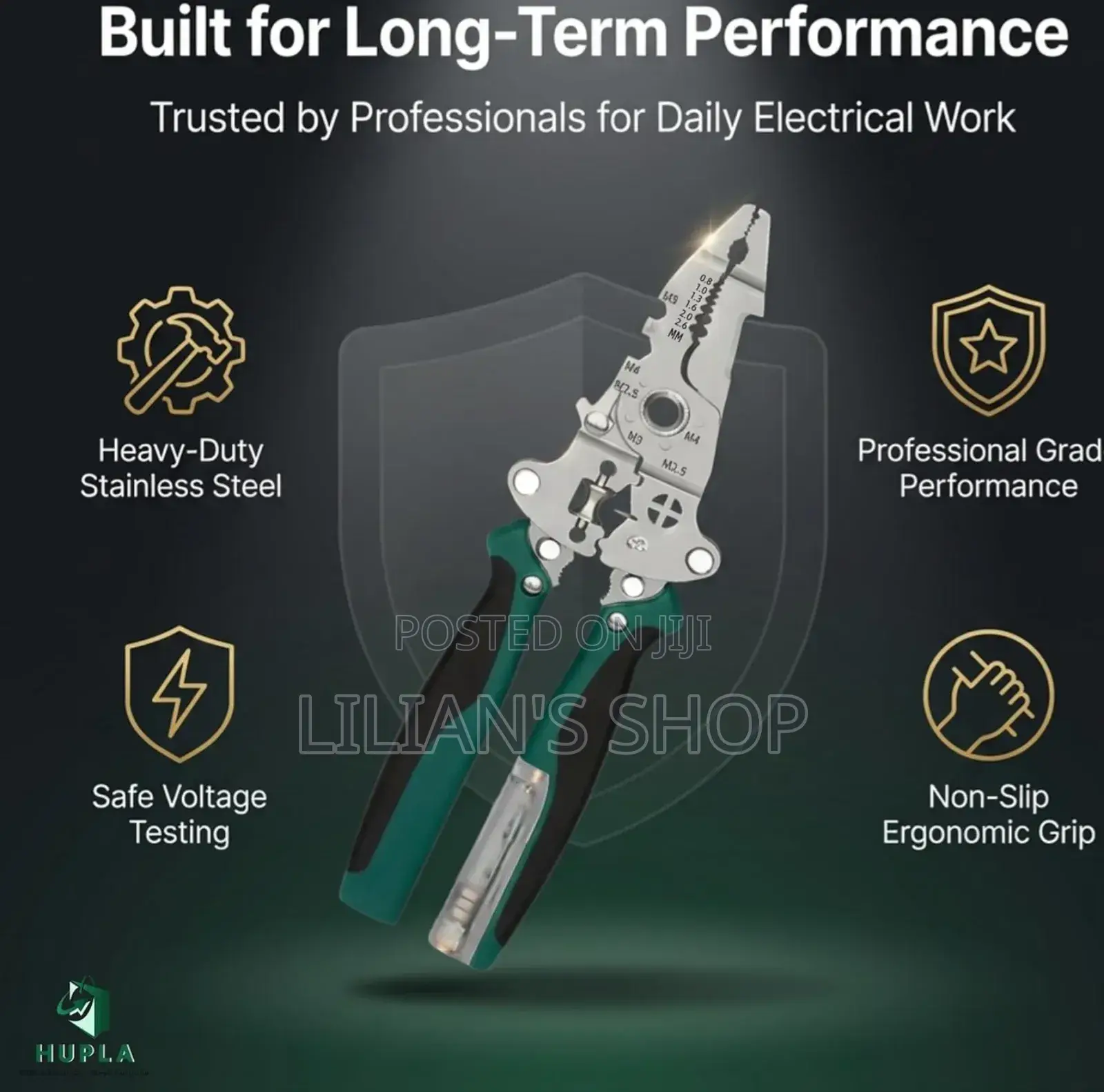 9 in 1 Plier With Tester Light