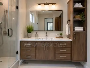 Custom Bathroom Vanity Storage Installations