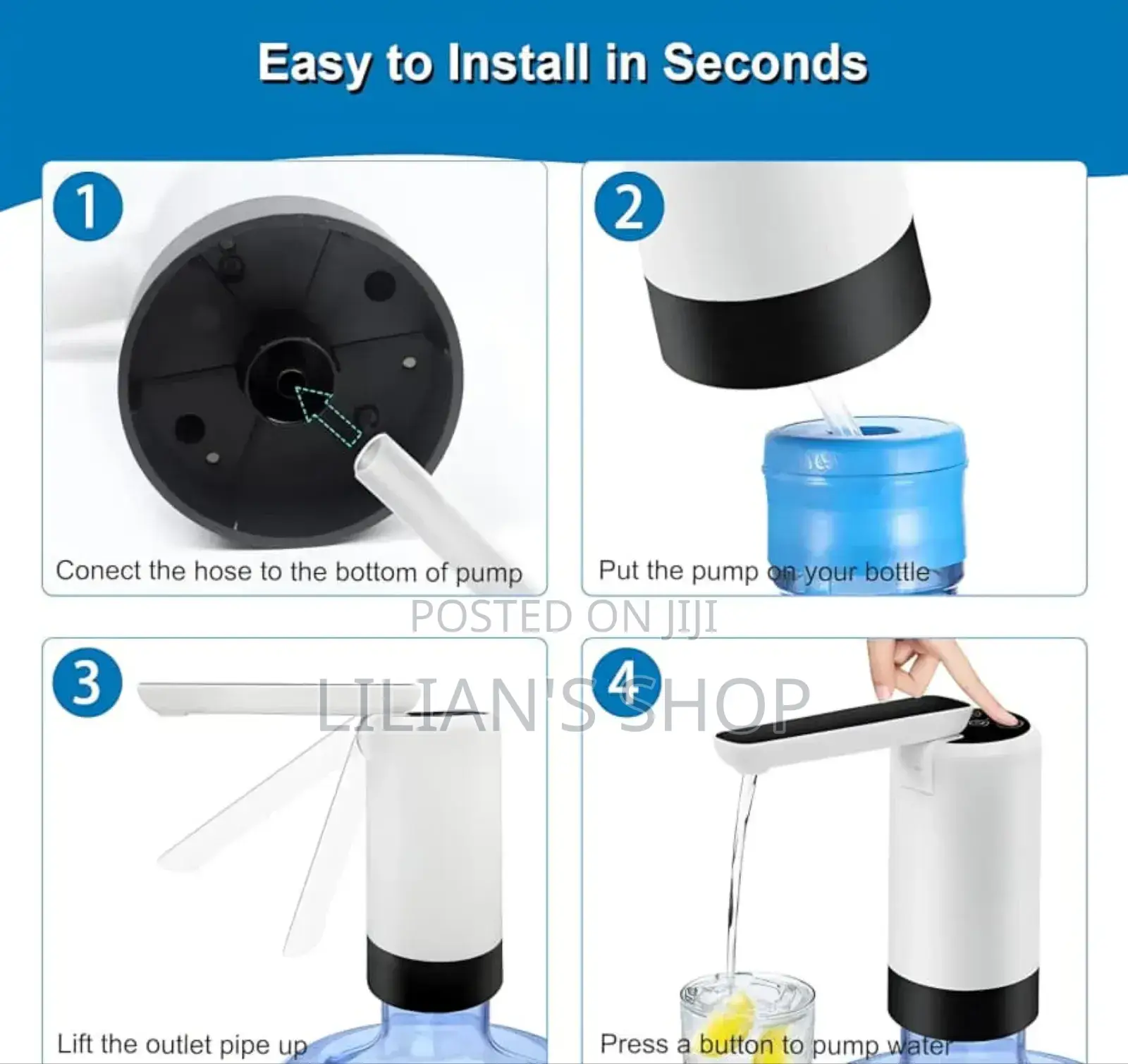 Usb Automatic Water Dispenser Bpa Free