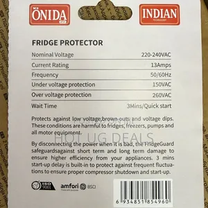 Onida Plus Fridge/ Freezer / Water Dispenser Power Protector