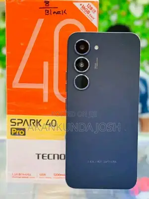 New Tecno Spark 40 Pro 256 GB Black