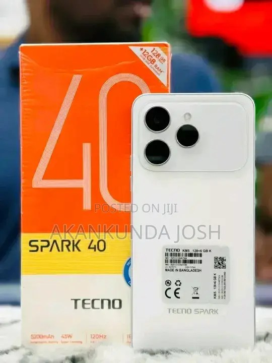 New Tecno Spark 40 256 GB White