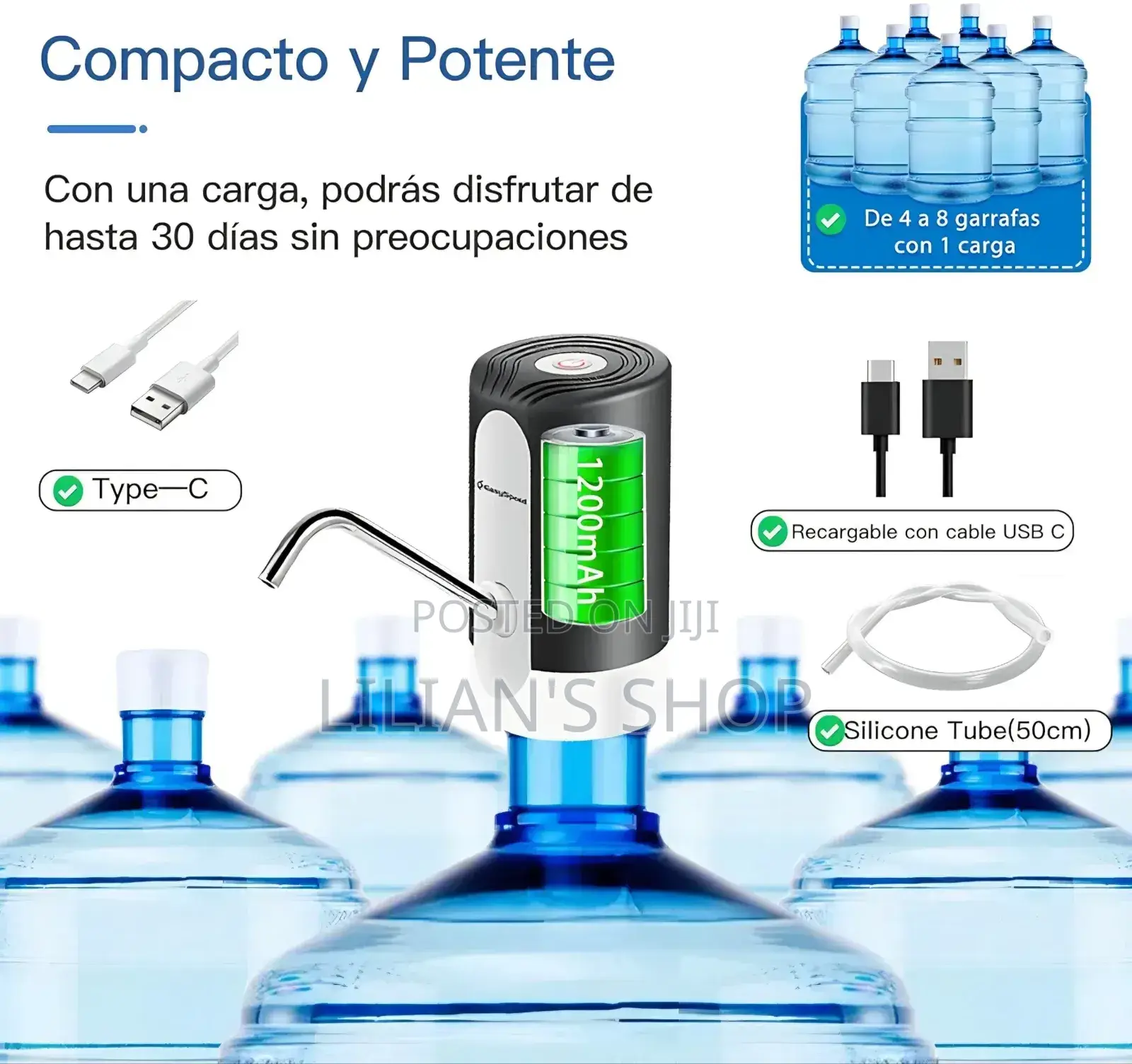 Easy Speed Water Bottle Dispenser Pump